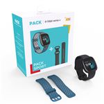 Pack Montre connectée Fitbit Versa 4 Noir + Bracelet + 6 mois Fitbit Premium