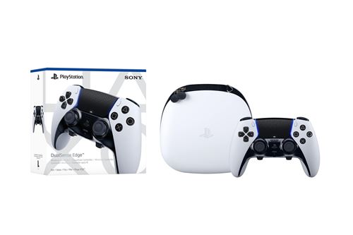 Manette sans fil Sony DualSense Edge pour PS5 Noir et blanc