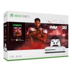 Console Microsoft Xbox One S 1To Blanc + NBA 2K20