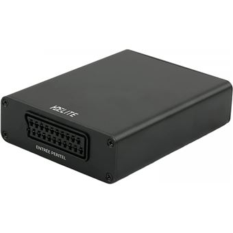 D2 Diffusion - Convertisseur Péritel vers HDMI - Résolution max. Full HD  1080P@50/60Hz - 1 entrée Péritel (SCART) / 1 sortie HDMI + 1 sortie audio -  Plug & Play - Câble antenne - Rue du Commerce