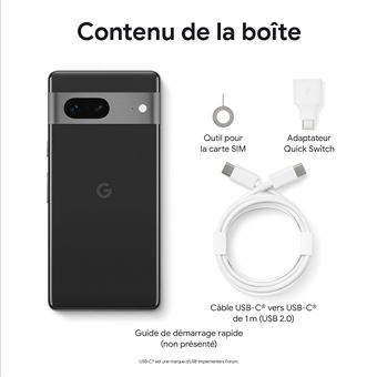 Smartphone Google Pixel 7 Pro 128Go Noir Volcanique 5G