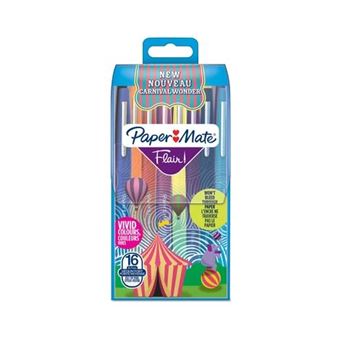 Paper Mate Stylo feutre nylon Flair rouge - prix pas cher chez iOBURO- prix  pas cher chez iOBURO