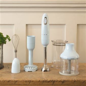 Pack de 4 accessoires pour Mixeur Plongeant Smeg HBAC11PB Bleu Azur