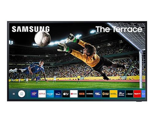 TV d’extérieur Samsung The Terrace QE55LST7TCUXXC 55 QLED 4K Smart TV Noir titane