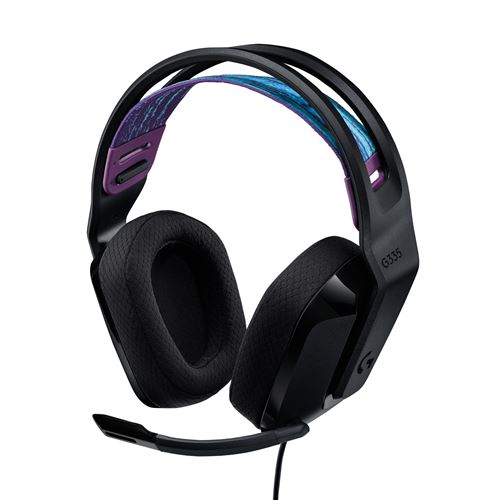 Casque Gaming Filaire Logitech G335 avec Micro pour PC, PS, Xbox noir