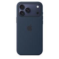 Coque Apple en silicone avec MagSafe minuit pour iPhone 17 Pro Max