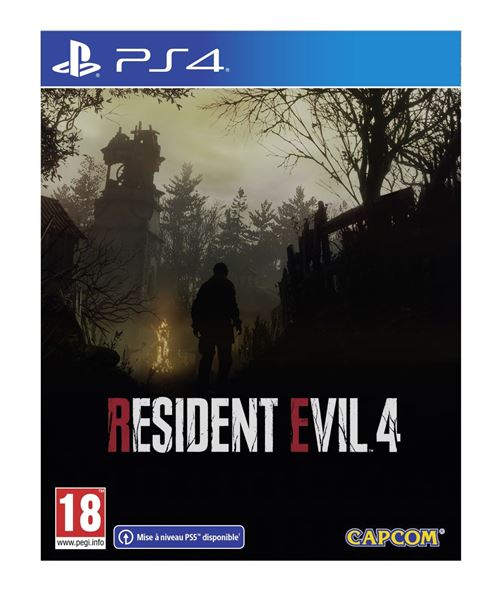 Pochette avant du jeu Resident Evil 4 Remake Steelbook Edition PS4
