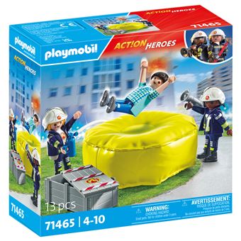 Soldes Playmobil Caserne de pompiers transportable (71193) 2024 au meilleur  prix sur