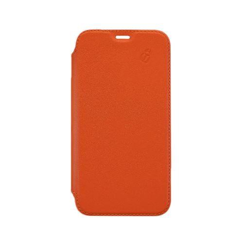 Folio Beetlecase Crystal Cuir Orange pour iPhone 11