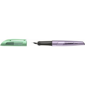 Stylo plume Stabilo Flow cosmetic Vert et Violet