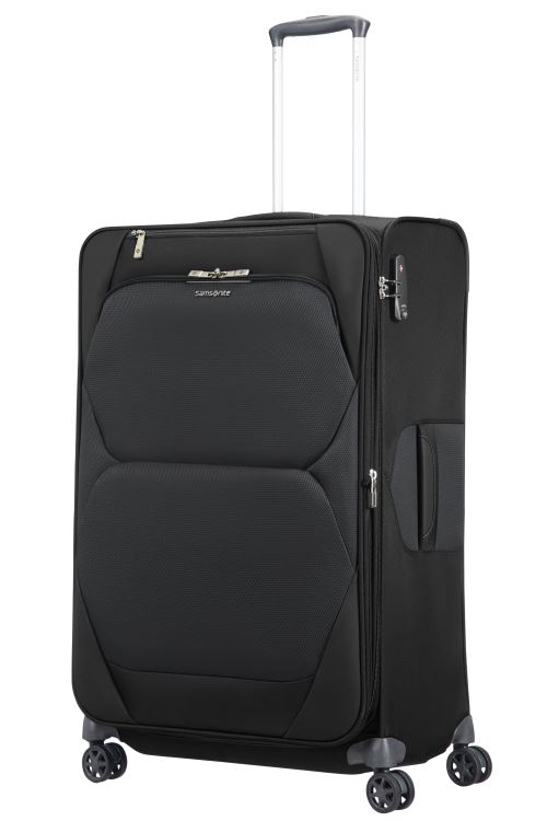 Valise extensible Samsonite Dynamore 78 cm Taille L 4 roues Noir