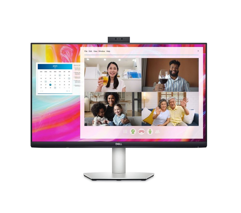 Ecran PC Dell S2722DZ 27" Full HD Noir et argent avec webcam intégrée