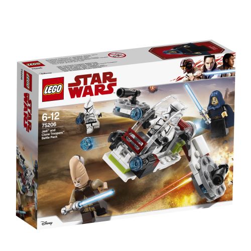 LEGO® Star Wars™ 75206 Pack de combat des Jedi™ et des Clone Troopers™