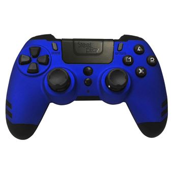 Steelplay - Manette de jeu - sans fil - 2.4 GHz - bleu - pour PC, Sony PlayStation 3, Sony PlayStation 4