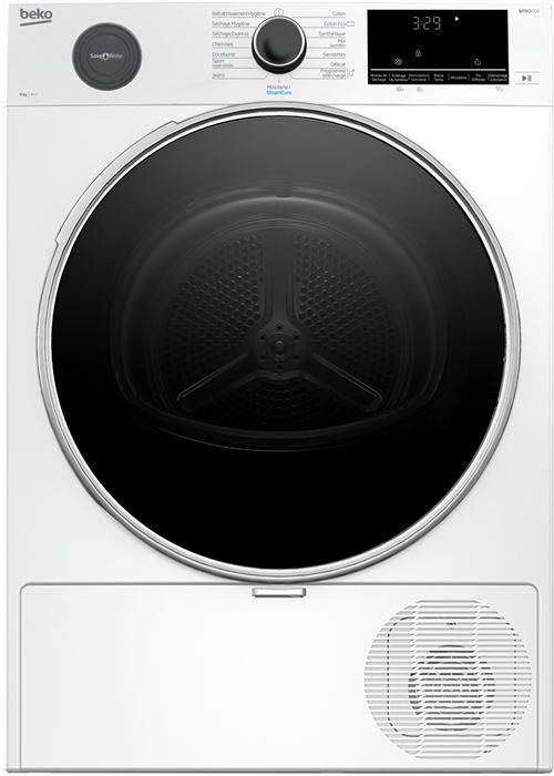 Sèche-Linge Pompe À Chaleur Beko B5T4923Sw 9 Kg Blanc