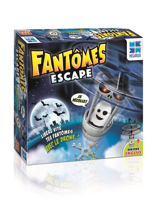 Boite de Jeu de société Megableu Fantômes Escape