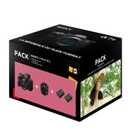 Pack Fnac Appareil photo hybride Sony Alpha 7IV Noir + FE 28-60 mm f/4-5.6 + FE 50 mm f/1.8 + 2ème batterie