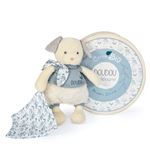 Peluche Doudou et Compagnie Botanic Chien avec doudou Bleu