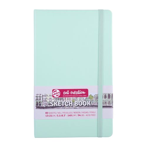 TALENS Sketchbook 13x21cm 9314032M fresh mint 80 pages
