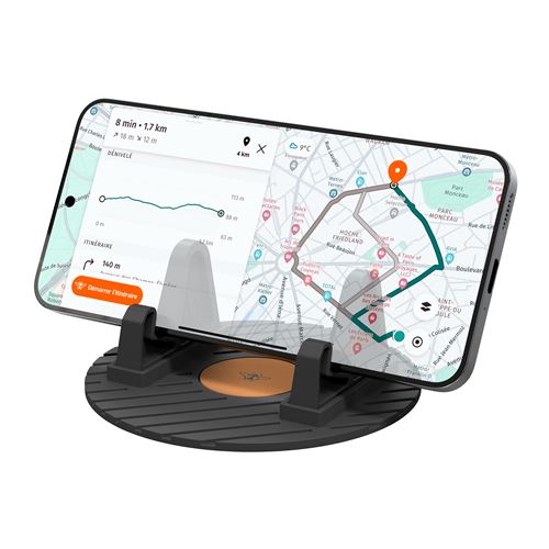 Support smartphone universel Casr pour voiture Noir