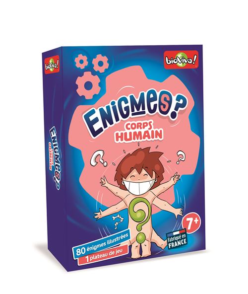 Jeu de société Bioviva Les Enigmes Le corps humain