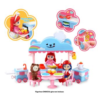 Playset Silverlit Cuisine avec figurine Ruby