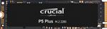 Disque SSD interne Crucial P5 Plus M.2 NVMe 500 Go Noir