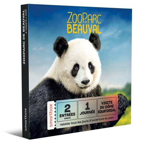 Coffret cadeau SmartBox ZooParc de Beauval 2 tickets