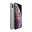 Apple iPhone XS Max - 4G smartphone - double SIM / Mémoire interne 256 Go - écran OEL - 6.5" - 2688 x 1242 pixels (120 Hz) - 2x caméras arrière 12 MP, 12 MP - 2x front cameras 7 MP - argent