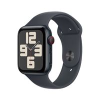 Apple Watch SE GPS + Cellular 44 mm Boîtier en Aluminium Minuit avec Bracelet Sport Minuit M/L version 2024