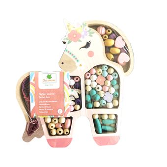 Création perle et bijou Sycomore Perles Bois Licorne