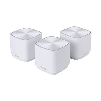 Pack de 3 Routeurs sans fil Bi-bande Asus ZenWiFi XD4 Plus Blanc