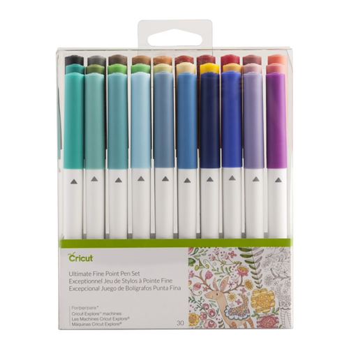 Boîte de 30 stylos à pointe fine Ultimate pour Cricut Explore