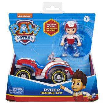 Véhicule et figurine Ryder La Pat'patrouille