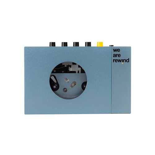 We are Rewind Portable BT Cassette Player Kurt Blue
