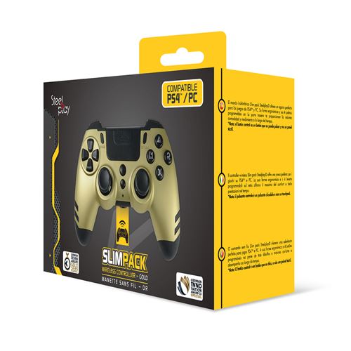 Manette Sans Fil 2Pcs Pour Manette De Jeu Ps4 Avec Barres D'Éclairage