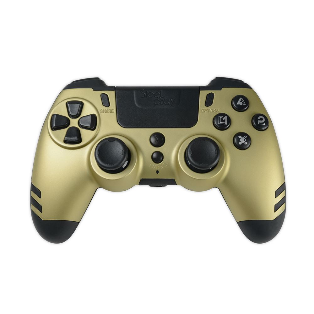 Steelplay, METALTECH, manette de jeu sans fil pour PS4, gamepad avec