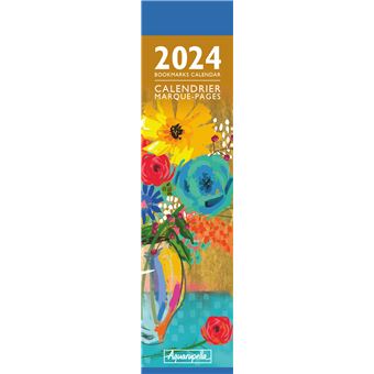 Calendrier Marque-Pages Pictura 2024 Bouquets