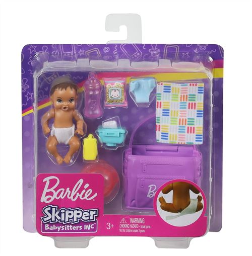 Poupée Barbie Barbie De Bebe Barbie Famille Coffret Poupée Skipper
