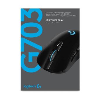 Super prix pour la souris gaming sans fil Logitech G703 LIGHTSPEED avec  capteur HERO 16K