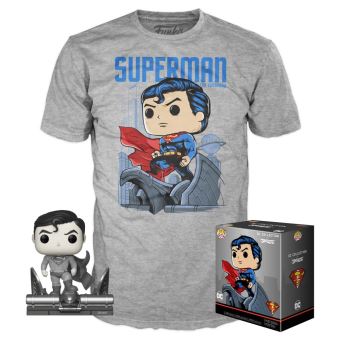 Figurine Funko Pop et Tee Superman Jim Lee M