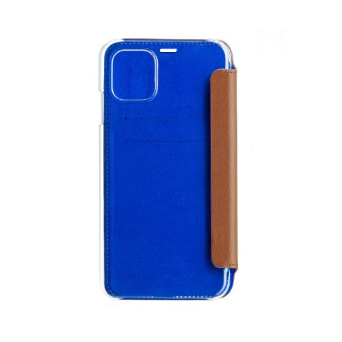 Folio Beetlecase Crystal Cuir Camel pour iPhone 11 Pro