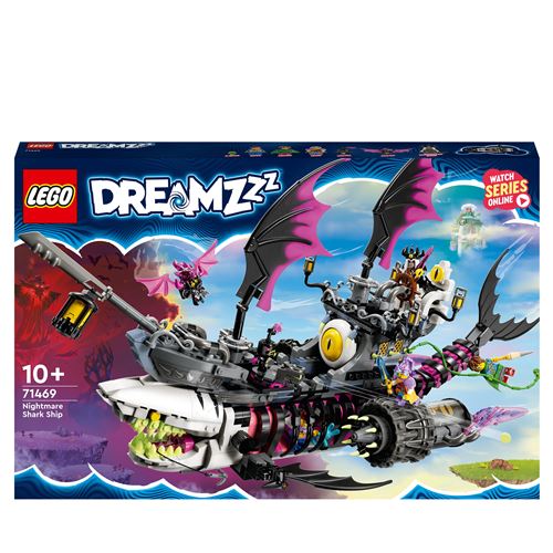 LEGO® Dreamzzz 71469 Le vaisseau requin des cauchemars
