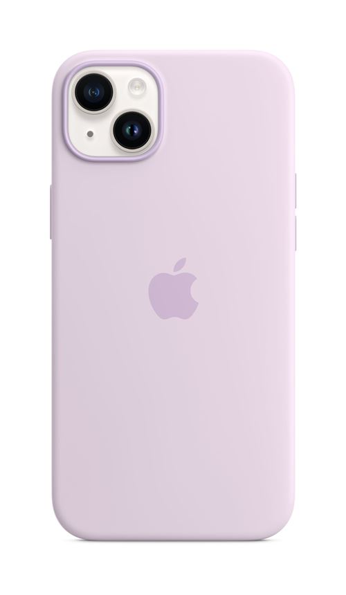 Coque en silicone avec MagSafe pour Apple iPhone 14 Plus Lilas