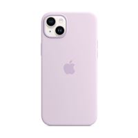 Coque en silicone avec MagSafe pour Apple iPhone 14 Plus Lilas