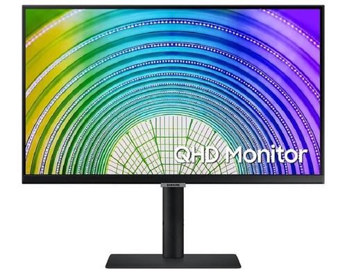 Samsung S24A600UCU - S60UA Series - LED-monitor - 24 - 2560 x 1440 QHD @ 75 Hz - IPS - 300 cd/m² - 1000:1 - HDR10 - 5 ms - HDMI, DisplayPort, USB-C - zwart
