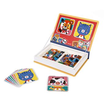 Jeu éducatif magnétique Janod Magneti'book Mix et Match