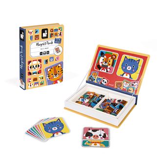 Jeu éducatif magnétique Janod Magneti'book Mix et Match
