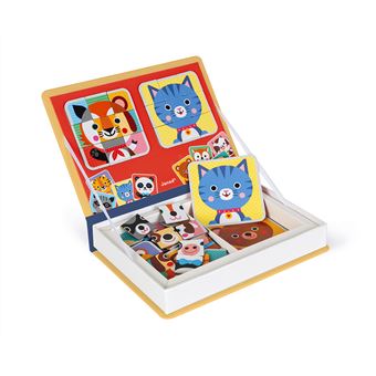 Jeu éducatif magnétique Janod Magneti'book Mix et Match