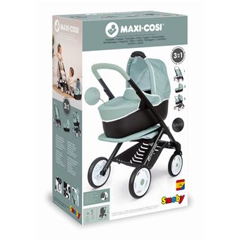 Poussette de poupee Smoby Maxi Cosi Poussette Landau Sauge Poussette de poupee Achat prix fnac